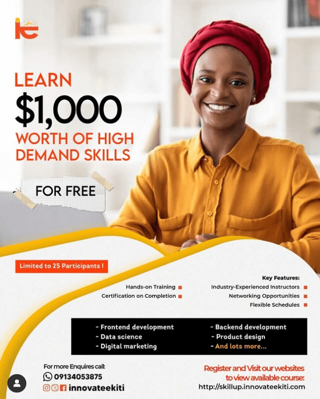 Learn $1,000 worth of high demand skills